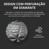 Capas de Bancos Premium | Bancos Dianteiros e Traseiros + Cabeceiras